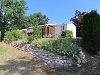 Mietunterkunft - Mobilheim 30 M² Mit Klimaanlage Und 2 Schlafzimmern – Genießen Sie Komfort Auf Dem Campingplatz! - Camping La Garenne à Saint-Laurent-du-Pape / ARDECHE