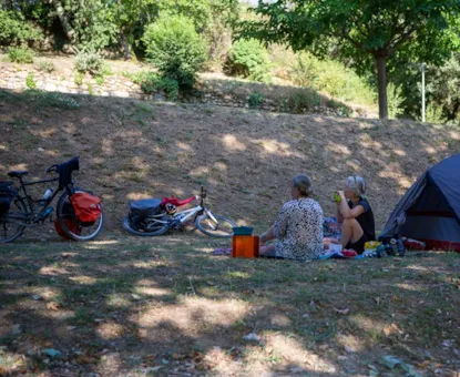 Tent Area – Cyclists & Hikers