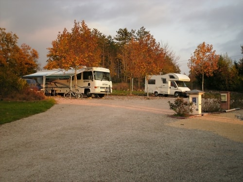 Motorhome pitch 2 pers., electricity 10A