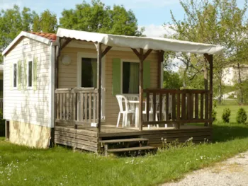 Mietunterkunft - Mobilheim 16M² - 1 Schlafzimmer + Überdachte Terrasse 10M² - Camping LE CLOS DE LA LERE