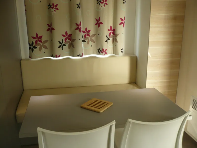 Mobil Home - 20M² - 2 Chambres + Terrasse Semi Couverte 7,50M²