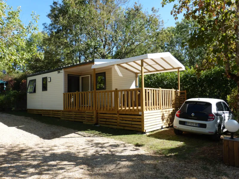 Mobil Home - 26M² - 2 Chambres + Terrasse Couverte 20M²