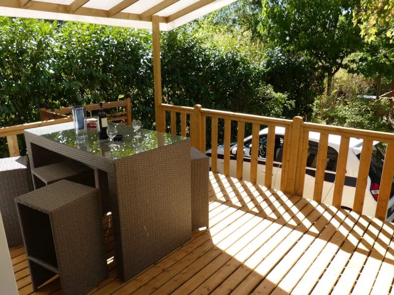 Mobil Home - 26M² - 2 Chambres + Terrasse Couverte 20M²