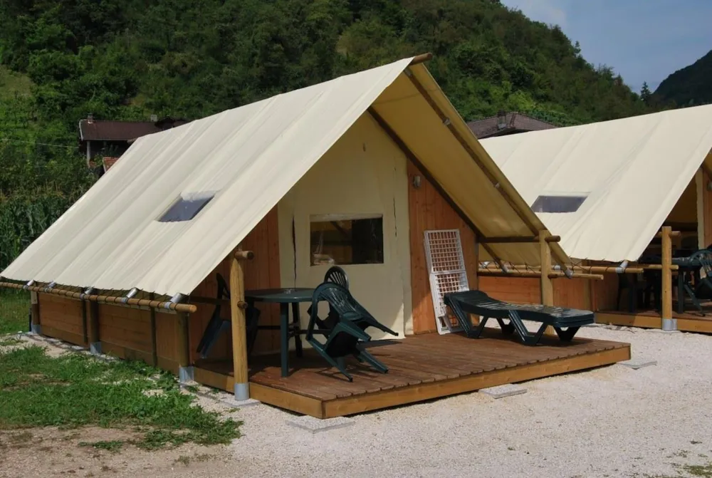 Location - Tente Equippée Sanpei - Camping Village Lago Arsiè***