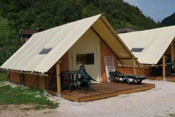 Mietunterkunft - Vermietung Zelt Sanpei - Camping Village Lago Arsiè***