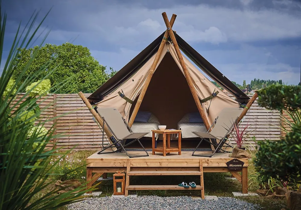 Location - Tente Rando Moorea Lodge Sans Véhicule - Camping MOULIN DE BIDOUNET