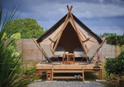 Accommodation - Rando Moorea Lodge Tent - Camping MOULIN DE BIDOUNET