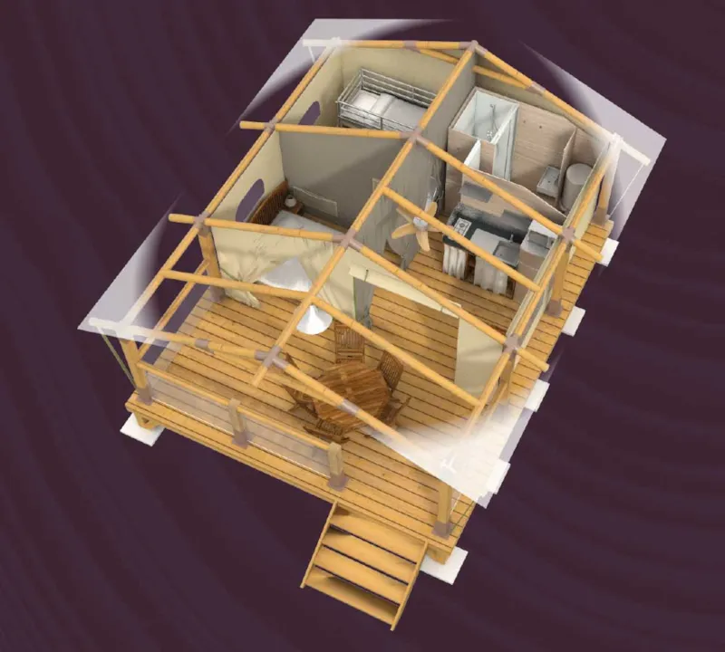 Tente Bali Avec Sanitaires