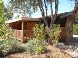 Accommodation - Chalet Nature - Camping LE CLOS LALANDE