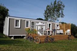 Mietunterkunft - Mobilheim Premium 38M²  3 Zimmer - 2 Badezimmer  (2016) - Flower Camping La Grande Plage