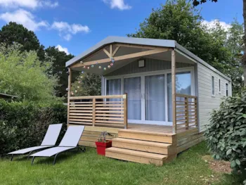 Mietunterkunft - Premium Mobilheim 27M²  2 Zimmer  (2017) - Flower Camping La Grande Plage
