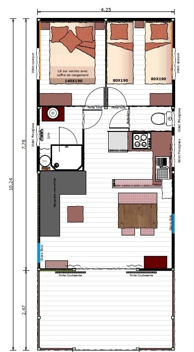 Lodge Premium 32M² 2 Ch (2024)