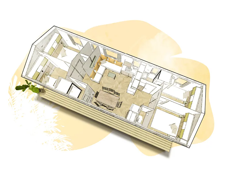Mobil-Home Confort 40M² 4Ch - 2 Sdb (2025)