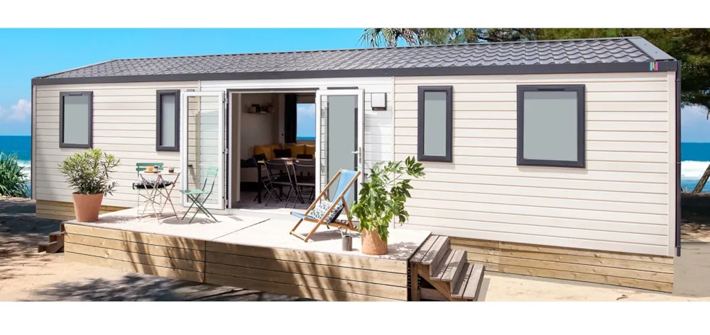 Location - Mobil-Home Confort 40M² 4Ch - 2 Sdb (2025) - Flower Camping La Grande Plage