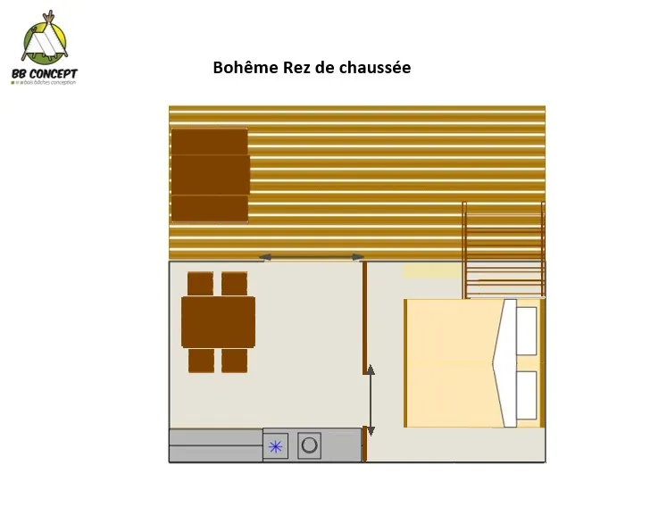 Bungalow "Bohème" 20M² (2026)