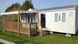 Location - Mobil Home 2 Chambres 30M² Avec Terrasse  Couverte Et Lave Vaisselle - Camping Les Mouettes