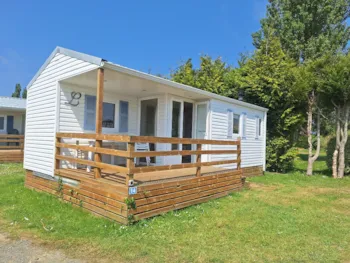 Mietunterkunft - Mobilheim Pacifique - 2 Schlafzimmer - 23M² - Mit Halbüberdachter Terrasse Von 8M². - Camping Les Mouettes