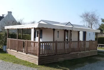 Mietunterkunft - Mobilheim Flores - 2 Zimmer - 30M² - Mit Terrasse Und Pergola - Camping Les Mouettes