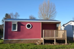 Mietunterkunft - Mobilheim Bora Bora 31M² - 2 Zimmer + Überdachte Terrasse - Camping La Touesse