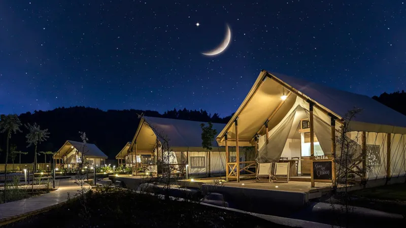 Tente Glamping M Avec Jacuzzi -