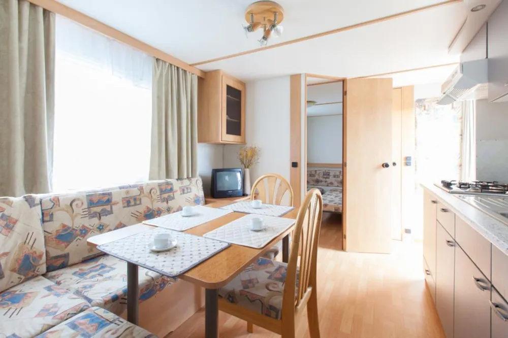 Accommodation - Mobil Home, 2 Bedrooms - Sleeps Up To 4 People - Camping Le Soline