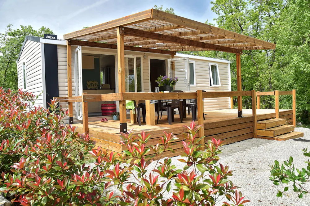 Location - Mobil Home Lavaurette 3 Chambres - Camping LES 3 CANTONS