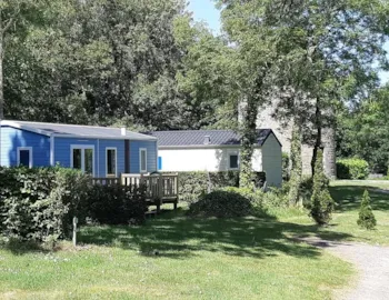 Mietunterkunft - Mobilheim Cottage 2 Zimmer Model 2021 - Camping Le Balcon de la Baie