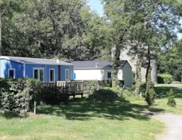 Location - Mobil-Home Cottage 2 Chambres Modèle 2020 - Camping Le Balcon de la Baie