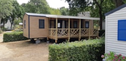 Accommodation - Mobile-Home Herpin 3 Bedrooms Premium New Model 2022 - Camping Le Balcon de la Baie