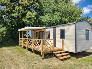 Mietunterkunft - Mobilheim Lodge  2 Zimmer Modèles 2021 Et 2023 - Camping Le Balcon de la Baie