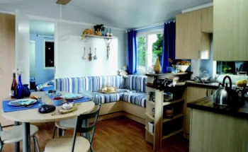 Mietunterkunft - Mobile Home Pic Du Midi 2 Bedrooms = Sheets +Towels + Cleaning - Camping écovillage SOLEIL DU PIBESTE