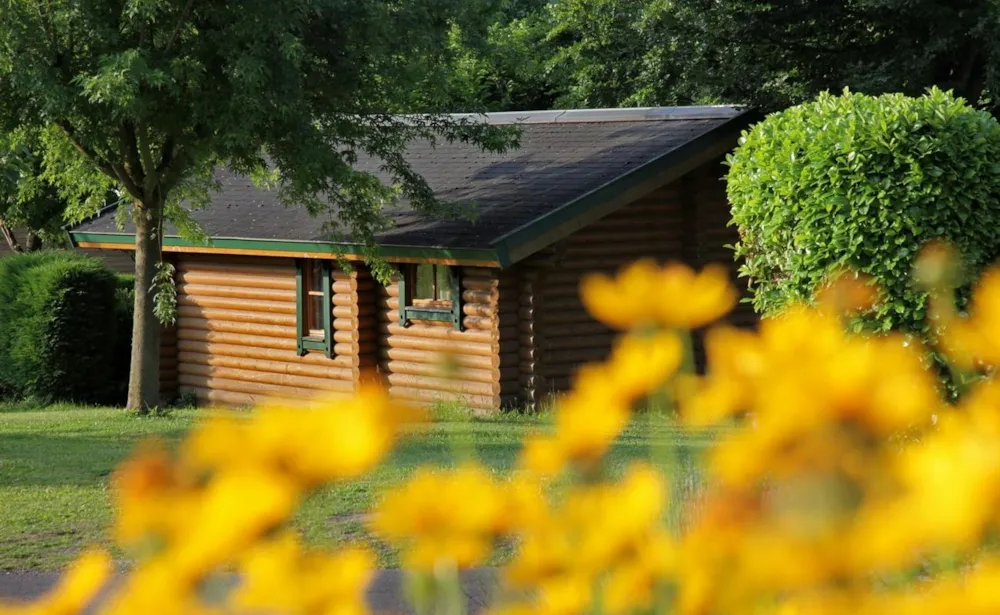 Location - Chalet Des Marmottes -  2 Chambres = Draps + Serviettes +Ménage - Camping écovillage SOLEIL DU PIBESTE