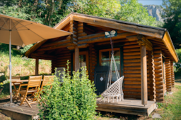 Huuraccommodatie(s) - Wood Cottage Zen Jacuzzi- Sheets +Towels + Cleaning - Camping écovillage SOLEIL DU PIBESTE
