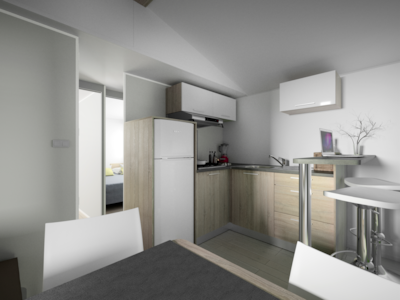 Mobile home Tourmalet 2 chambres = draps + serviettes +ménage — 5