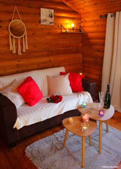 Wood cottage Love nest Jacuzzi- sheets +towels + cleaning — 8