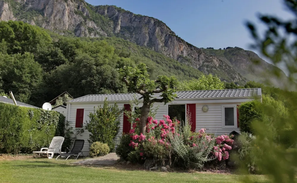 Location - Mobile Home Gavarnie 3 Chambres = +Draps + Serviettes +Ménage - Camping écovillage SOLEIL DU PIBESTE
