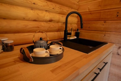 Wood cottage ZEN Jacuzzi- sheets +towels + cleaning — 10