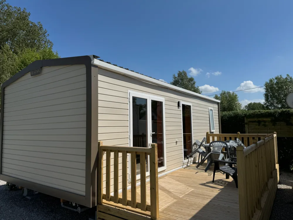 Huuraccommodatie(s) - Stacaravan Riviera Suite 2024 5Pers Et 1 Baby - Camping L'orée des Caps
