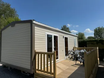 Mietunterkunft - Mobilheim Riviera Suite 2024 5 Pers Et 1 Baby - Camping L'orée des Caps