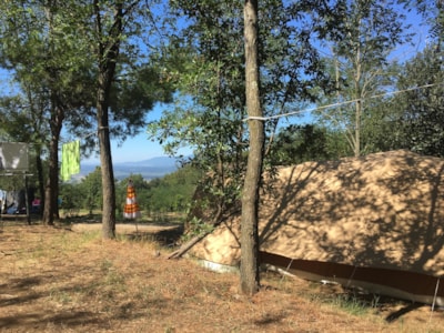 Maxi Pitch 80-100m²: car + tent/caravan or camping-car + electricity — 4
