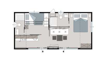 Mobile home Country Garden 32,80 m² — 2