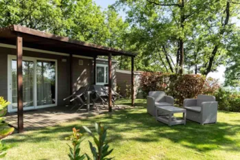 Mietunterkunft - Mobilheim Ortensia Garden 34 M² - Camping Barco Reale