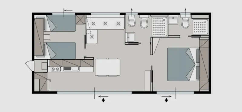 Mobilhome Ciclamino Super Garden