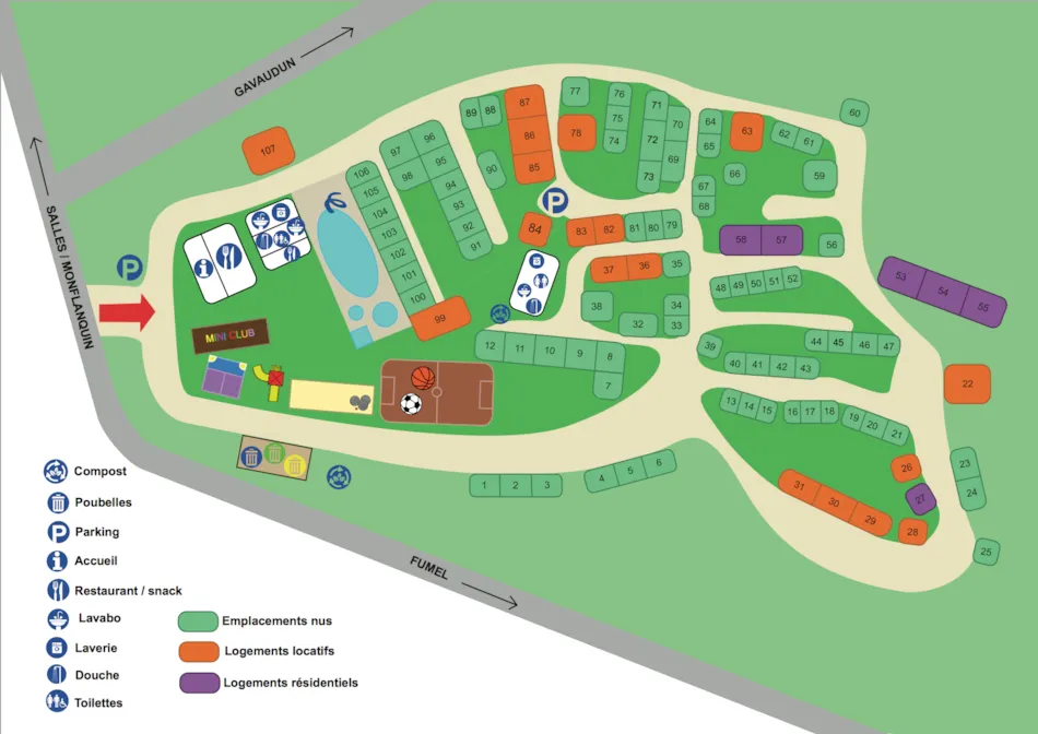 Camping des Bastides