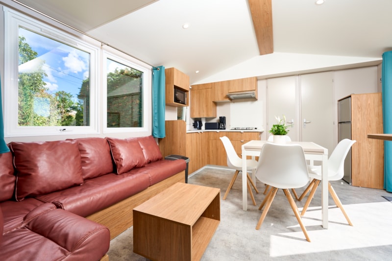 Stacaravan 3 slaapkamers Magnolia IRM 30 m² airconditioning