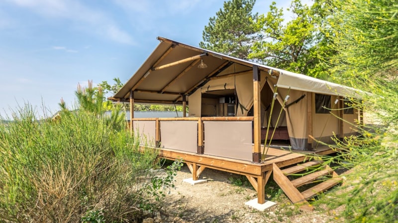 Comfortabele lodgetent