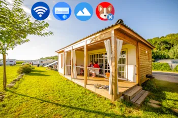 Mietunterkunft - Chalet Privileg 2 Schlafzimmer - Camping LE MONLOO