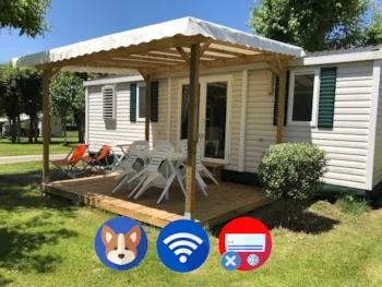 Mietunterkunft - Mobil Home Grand Confort (3 Zimmer) - Camping LE MONLOO