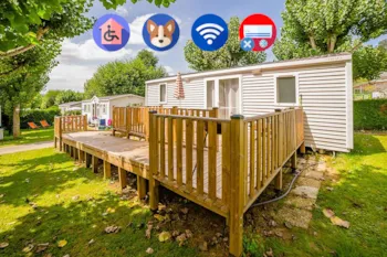 Mietunterkunft - Mobilheim Pmr 2 Zimmer - Camping LE MONLOO