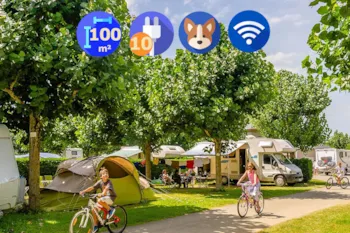 Stellplatz - Camping Stellplatz L - Camping LE MONLOO